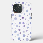 handgemalte Polka Punkte Case-Mate iPhone Hülle (Rückseite)