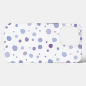 handgemalte Polka Punkte Case-Mate iPhone Hülle (Rückseite (Horizontal))
