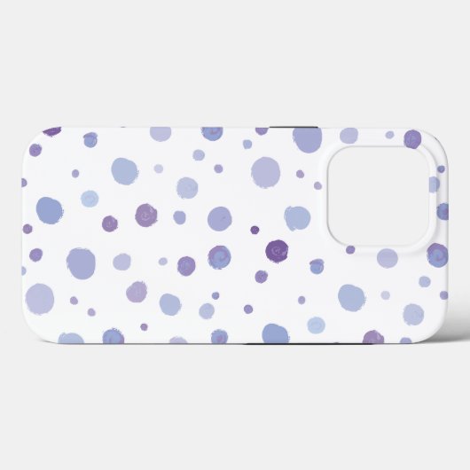 handgemalte Polka Punkte Case-Mate iPhone Hülle (Rückseite (Horizontal))