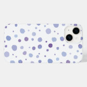 handgemalte Polka Punkte Case-Mate iPhone Hülle (Rückseite (Horizontal))