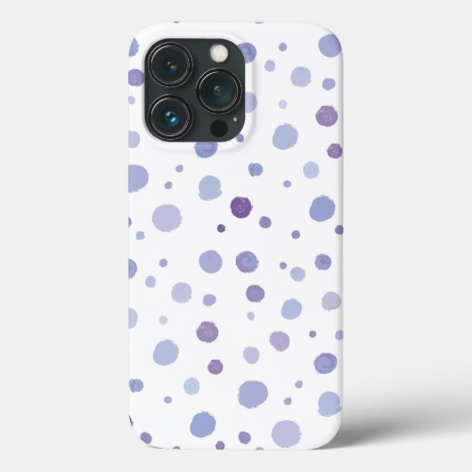 handgemalte Polka Punkte Case-Mate iPhone Hülle (Rückseite)