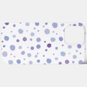 handgemalte Polka Punkte Case-Mate iPhone Hülle (Rückseite (Horizontal))