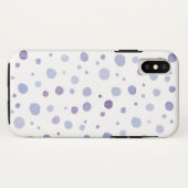 handgemalte Polka Punkte Case-Mate iPhone Hülle (Rückseite (Horizontal))