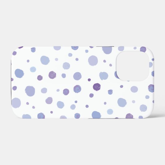 handgemalte Polka Punkte Case-Mate iPhone Hülle (Rückseite (Horizontal))
