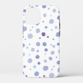 handgemalte Polka Punkte Case-Mate iPhone Hülle (Rückseite)