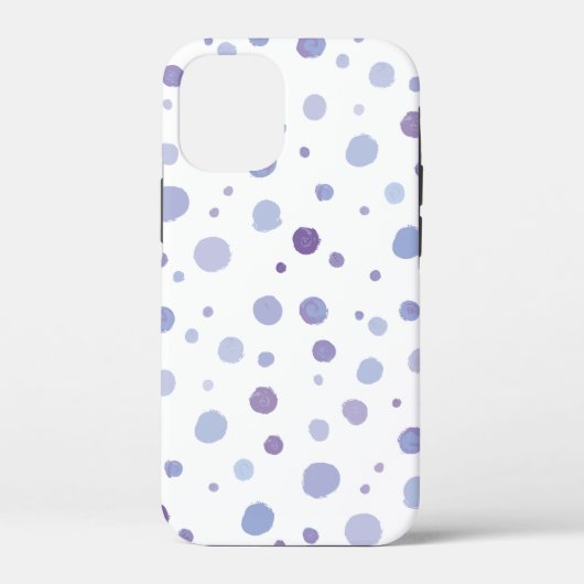 handgemalte Polka Punkte Case-Mate iPhone Hülle (Rückseite)