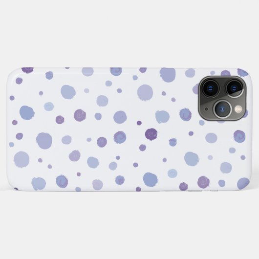 handgemalte Polka Punkte Case-Mate iPhone Hülle (Rückseite (Horizontal))