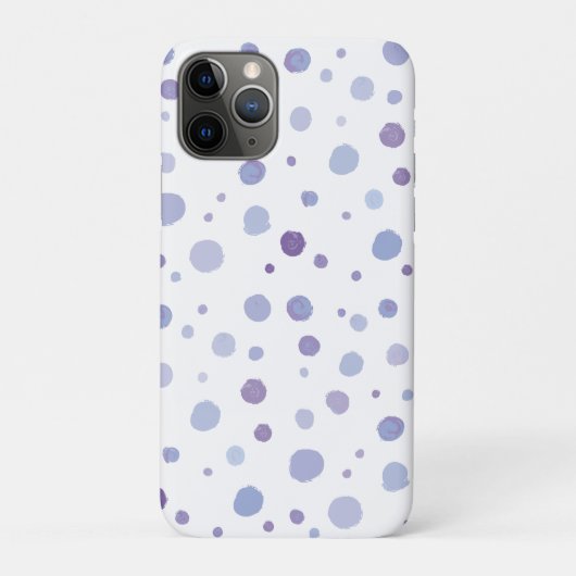 handgemalte Polka Punkte Case-Mate iPhone Hülle (Rückseite)