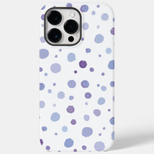 handgemalte Polka Punkte Case-Mate iPhone 14 Pro Max Hülle