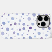 handgemalte Polka Punkte Case-Mate iPhone Hülle (Rückseite (Horizontal))