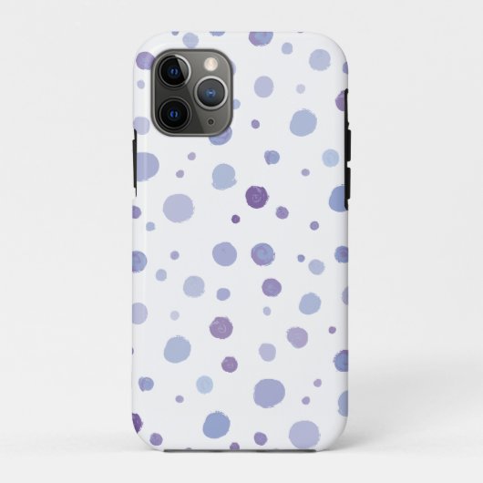 handgemalte Polka Punkte Case-Mate iPhone Hülle (Rückseite)