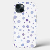 handgemalte Polka Punkte Case-Mate iPhone Hülle (Rückseite)