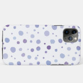 handgemalte Polka Punkte Case-Mate iPhone Hülle (Rückseite (Horizontal))