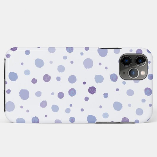 handgemalte Polka Punkte Case-Mate iPhone Hülle (Rückseite (Horizontal))