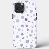 handgemalte Polka Punkte Case-Mate iPhone Hülle (Rückseite)