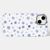 handgemalte Polka Punkte Case-Mate iPhone Hülle (Rückseite (Horizontal))