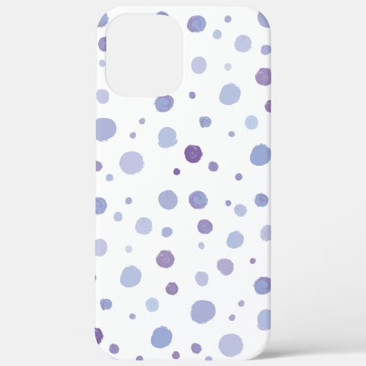 handgemalte Polka Punkte Case-Mate iPhone Hülle (Rückseite)