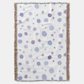 handgemalte Polka Punkte Decke (Vorderseite Vertikal)