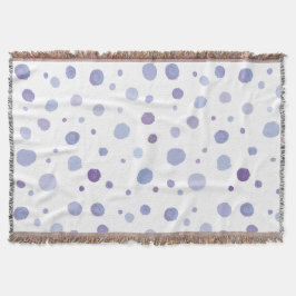 handgemalte Polka Punkte Decke