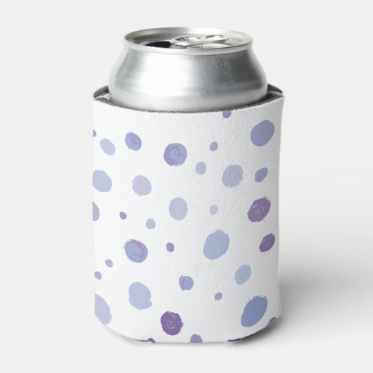 handgemalte Polka Punkte Dosenkühler (Kanne Vorderseite)