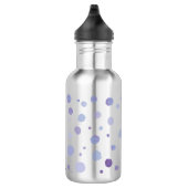 handgemalte Polka Punkte Edelstahlflasche (Rechts)