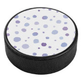 handgemalte Polka Punkte Eishockey Puck (3/4)