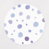 handgemalte Polka Punkte Etiketten (Design 2)