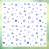 handgemalte Polka Punkte Fensteraufkleber (Blatt 3)