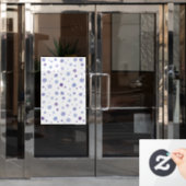 handgemalte Polka Punkte Fensteraufkleber (Büro Tür)