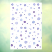 handgemalte Polka Punkte Fensteraufkleber (Blatt 3)