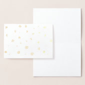 handgemalte Polka Punkte Folienkarte (Anzeige)