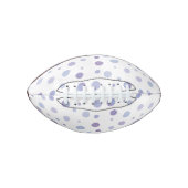 handgemalte Polka Punkte Football (Vorderseite)