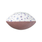 handgemalte Polka Punkte Football (Gedreht 90)