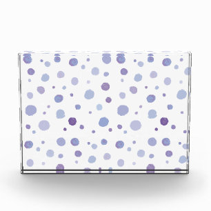 handgemalte Polka Punkte Fotoblock