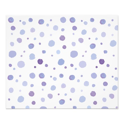 handgemalte Polka Punkte Fotodruck (Vorne)