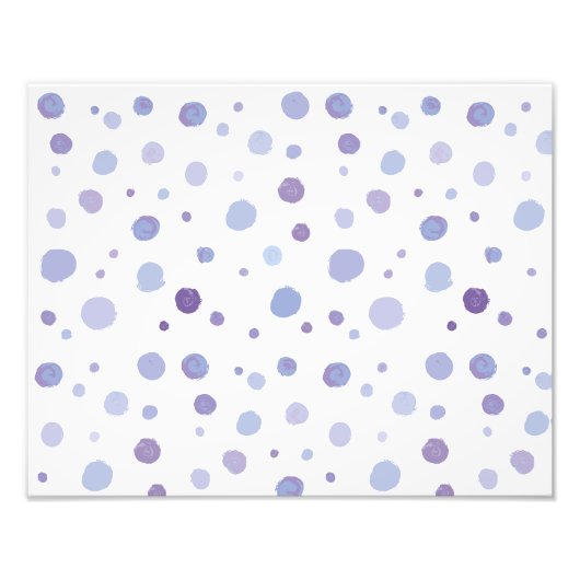 handgemalte Polka Punkte Fotodruck (Vorne)