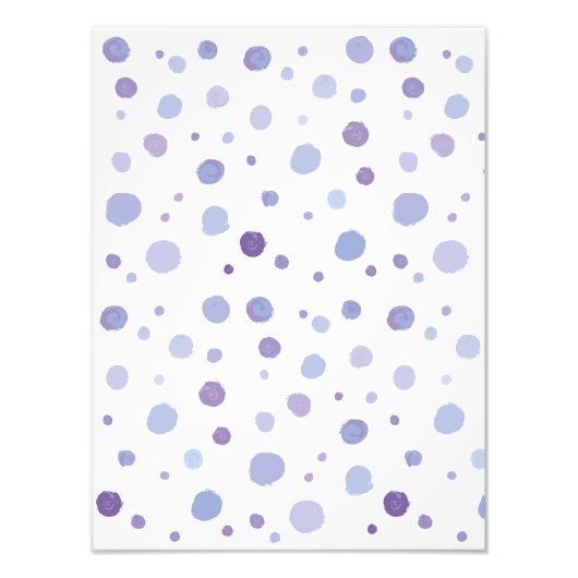 handgemalte Polka Punkte Fotodruck (Vorne)