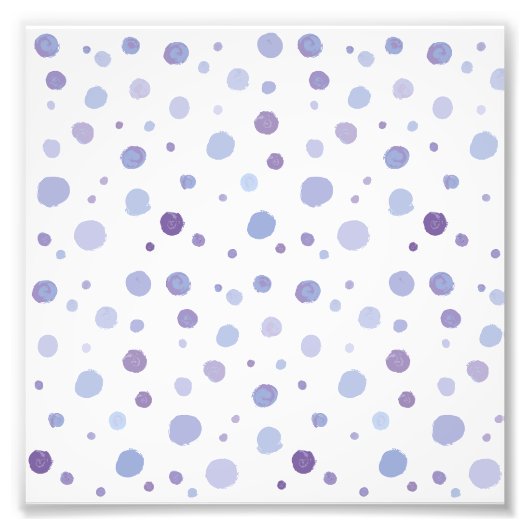 handgemalte Polka Punkte Fotodruck (Vorne)
