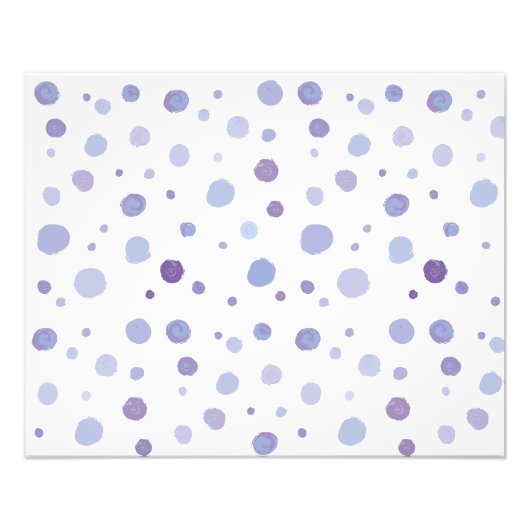 handgemalte Polka Punkte Fotodruck (Vorne)