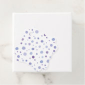 handgemalte Polka Punkte Geschenkanhänger (Beispiel)