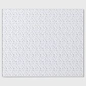 handgemalte Polka Punkte Geschenkpapier (Flach)