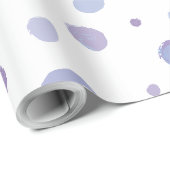 handgemalte Polka Punkte Geschenkpapier (Rolleneckpunkt)