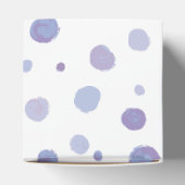 handgemalte Polka Punkte Geschenkschachtel (Oben)
