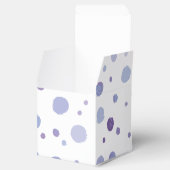 handgemalte Polka Punkte Geschenkschachtel (Geöffnet)