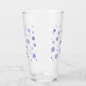 handgemalte Polka Punkte Glas (Links)
