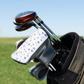 handgemalte Polka Punkte Golf Headcover (In Situ)