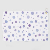 handgemalte Polka Punkte Golfhandtuch (Horizontal)
