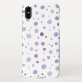 handgemalte Polka Punkte iPhone Hülle (Rückseite)