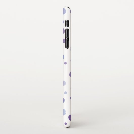 handgemalte Polka Punkte iPhone Hülle (Linke Seite)
