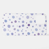 handgemalte Polka Punkte iPhone Hülle (Rückseite (Horizontal))